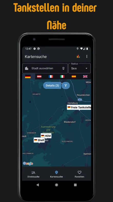Tankstellen in deiner Nähe