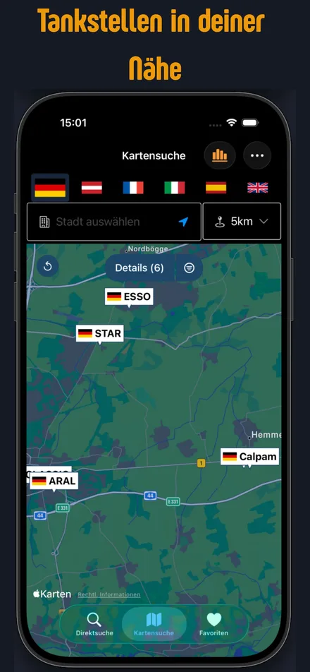 Tankstellen in deiner Nähe
