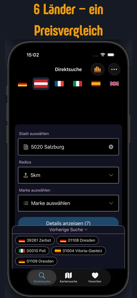 6 Länder – ein Preisvergleich